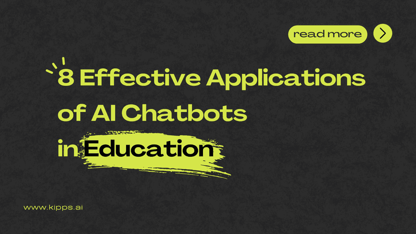 Empowering Education: 8 Effective Applications of AI Chatbots