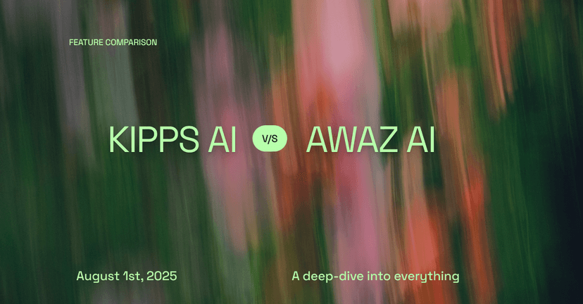 Kipps AI vs Awaz AI: A Deep-Dive Technical Comparison