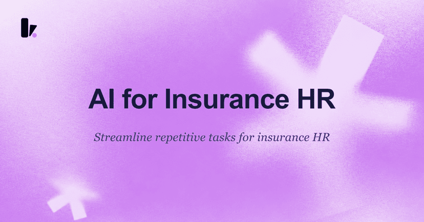 AI for Insurance HR: Boost Efficiency & Agent Support