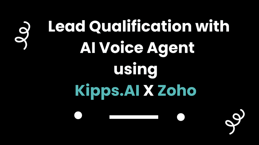 Lead Qualification AI Agent for Zoho CRM | Kipps.AI
