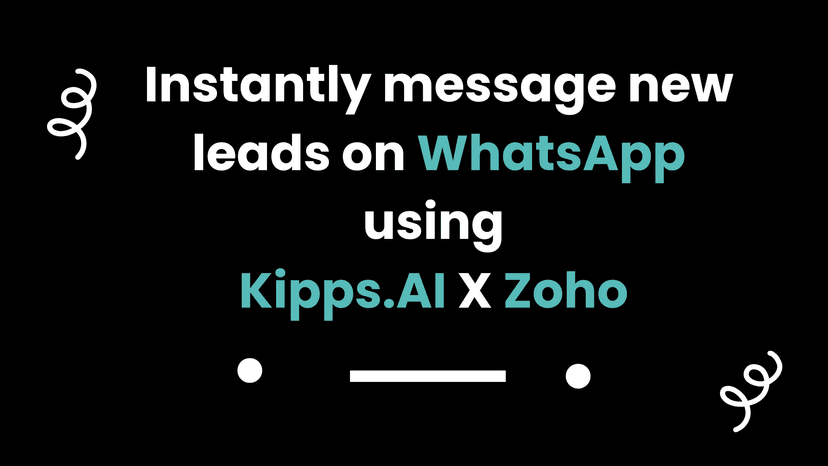 Integrate Your AI Agent with  Zoho CRM | Kipps.AI