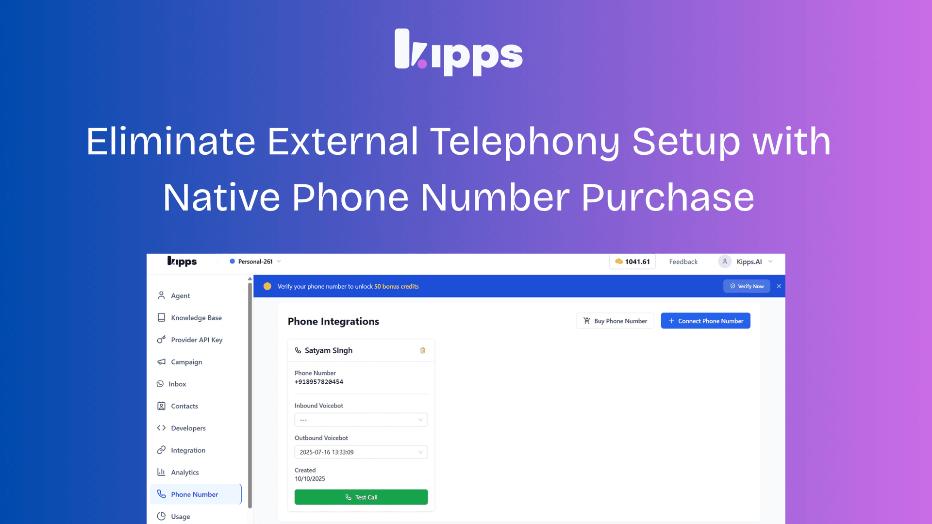 Launch Voice Operations Faster with Native Phone Number Purchase