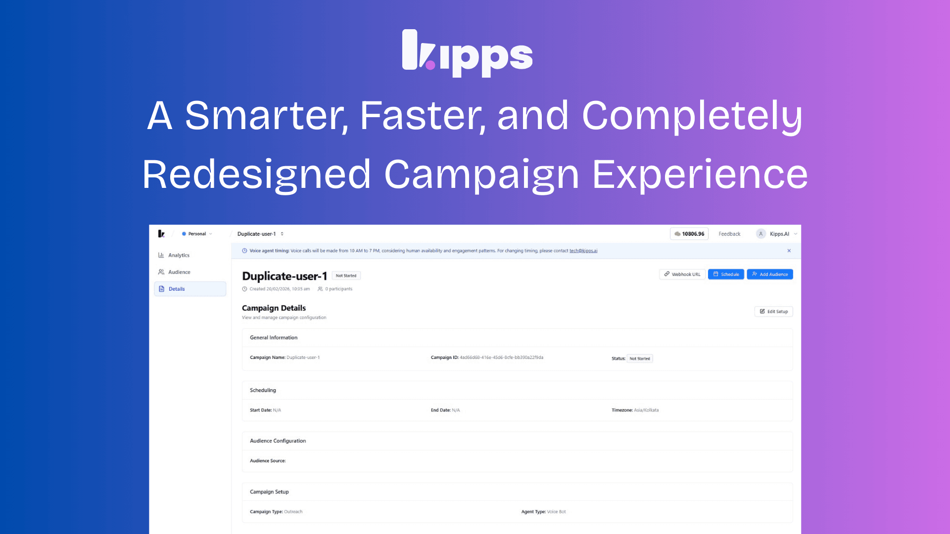 A Smarter, Faster, and Completely Redesigned Campaign Experience