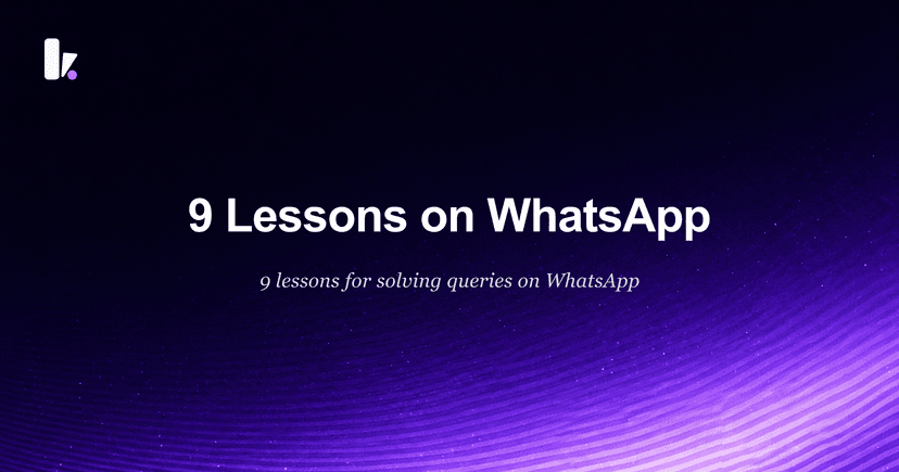 9 Lessons on WhatsApp for Mutual Funds Customer Service