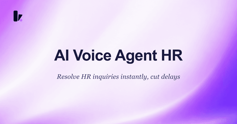 AI Voice Agent for HR: Cut Delays in Your Edtech Org