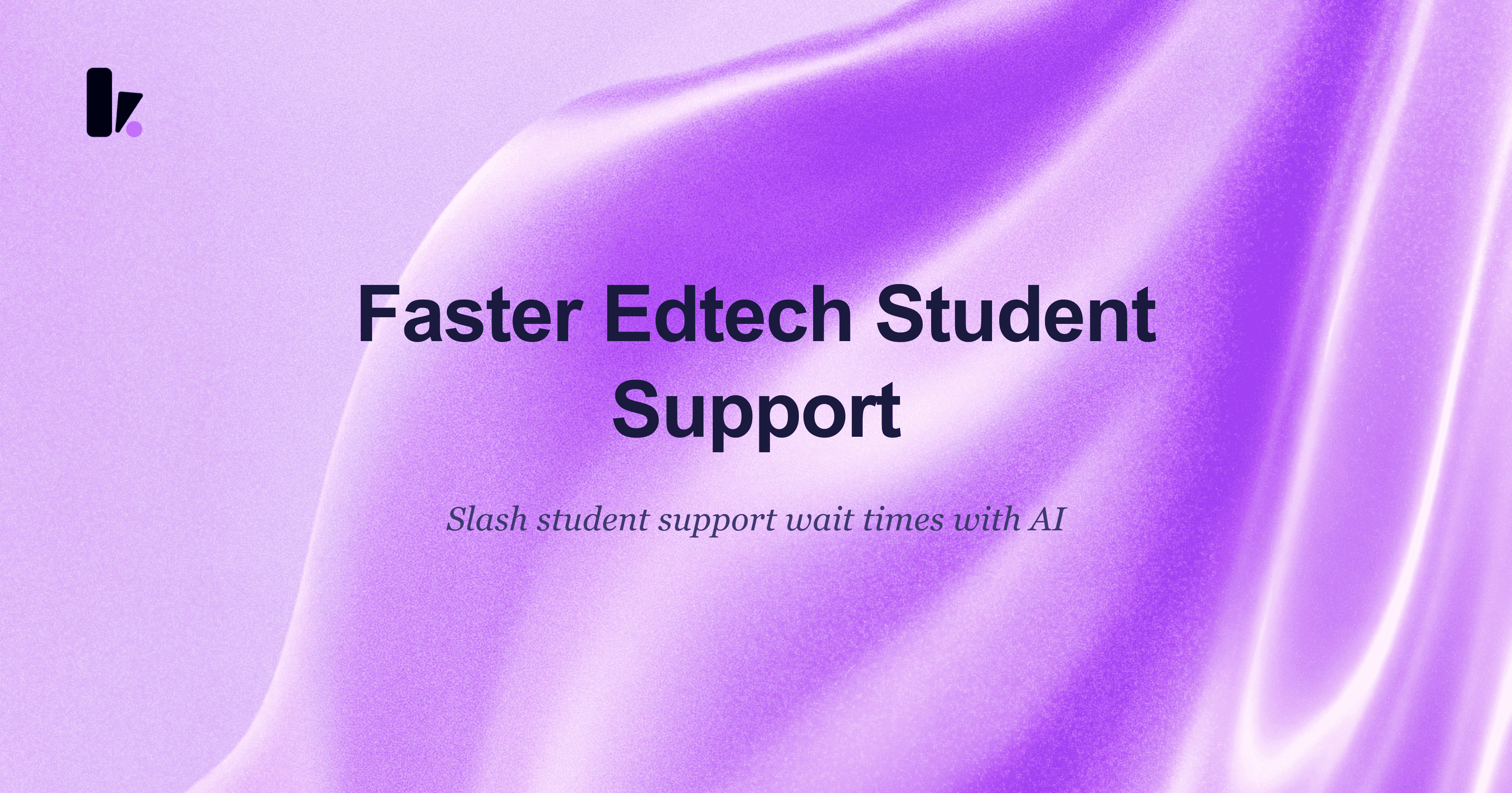 Improve Student Support Response Time With AI