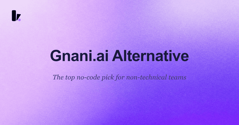 Gnani.ai Alternative for No-Code Setup for Non-Technical Teams
