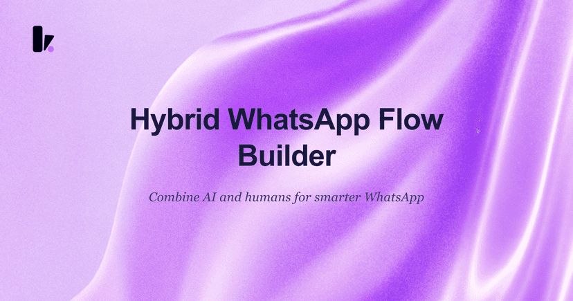The Hybrid Advantage: Smarter WhatsApp Automation with a No-Code Flow Builder