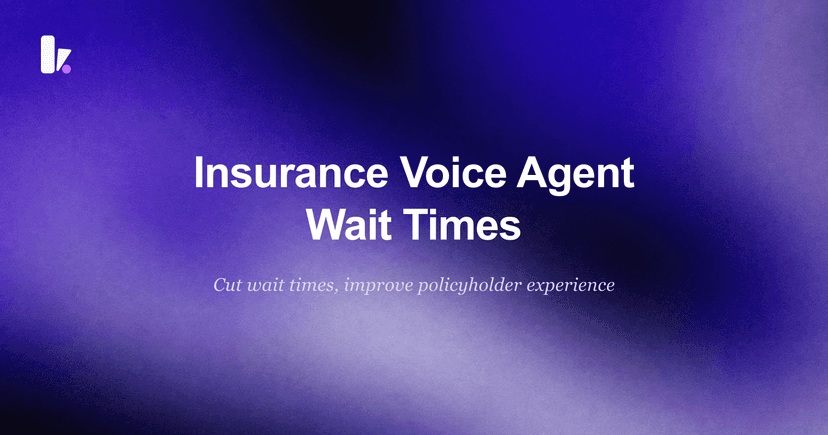 Cut Wait Times with an AI Voice Agent for Insurance