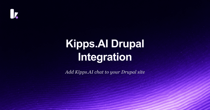 Kipps.AI integration with Drupal