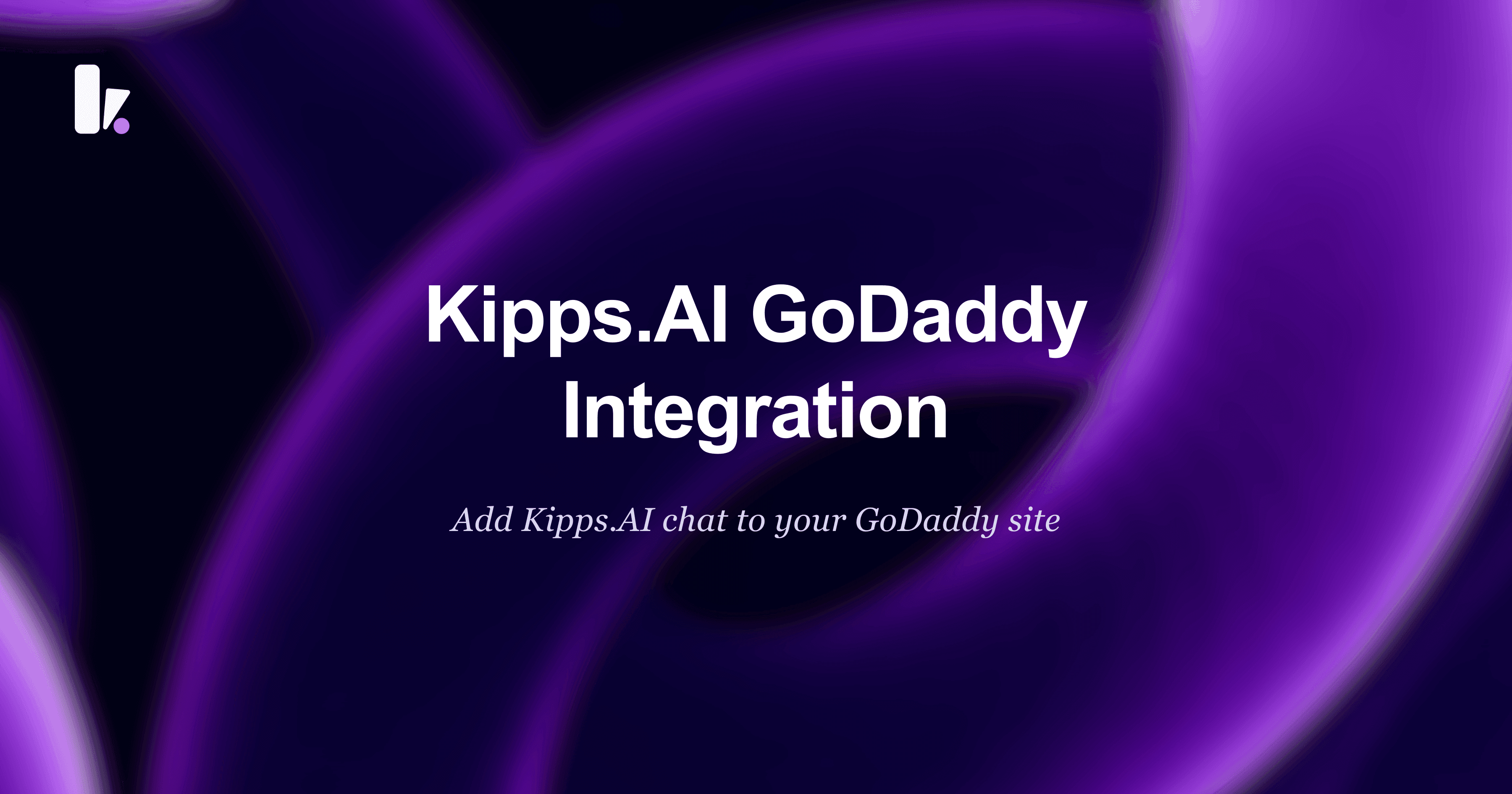 Kipps.AI integration with GoDaddy