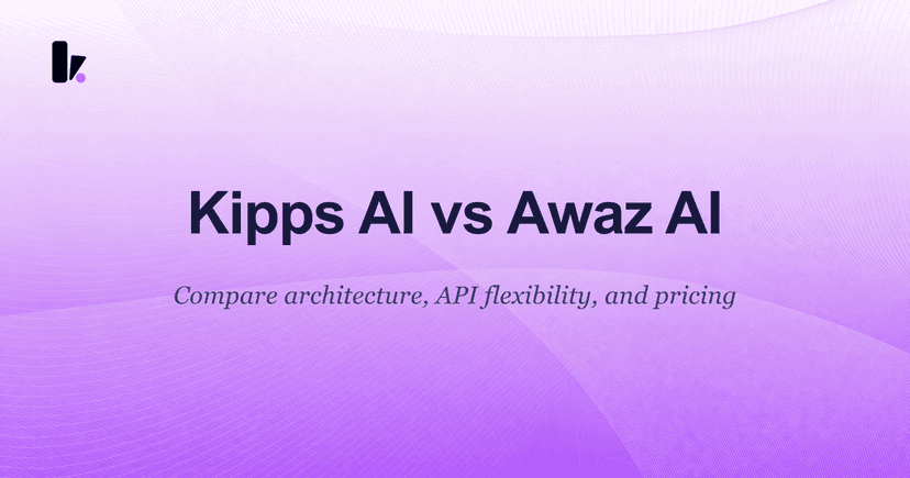 Kipps AI vs Awaz AI: A Deep-Dive Technical Comparison