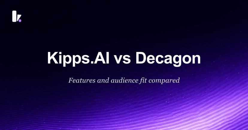 Kipps.AI vs Decagon: The 2024 AI Agent Comparison