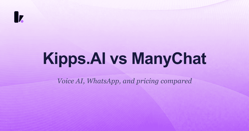 Kipps.AI vs ManyChat: Which AI Agent is Right for Your Business?