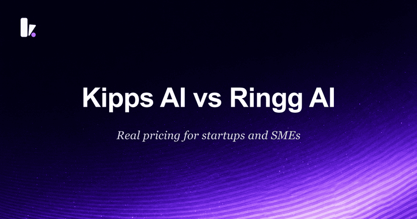 Kipps AI vs Ringg AI Pricing 2026 | Best Affordable AI Voice Agent for SMEs