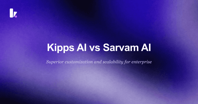 Kipps AI vs Sarvam AI: The Clear Choice for 2026 Enterprise Voice Agents
