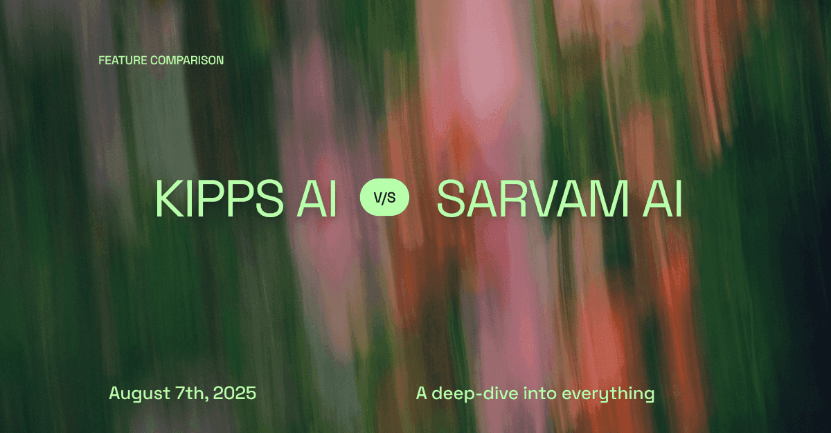 Kipps AI vs Sarvam AI: The Clear Choice for 2026 Enterprise Voice Agents