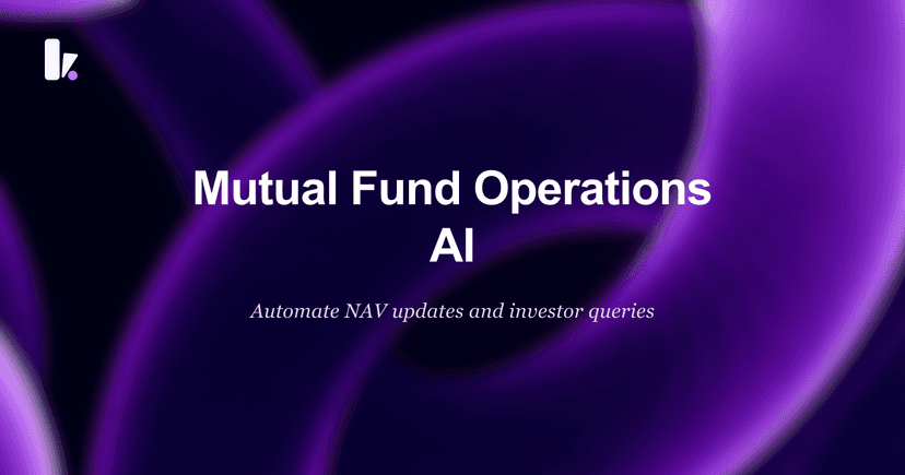 AI Voice Agents for Mutual Funds: Streamline Operations