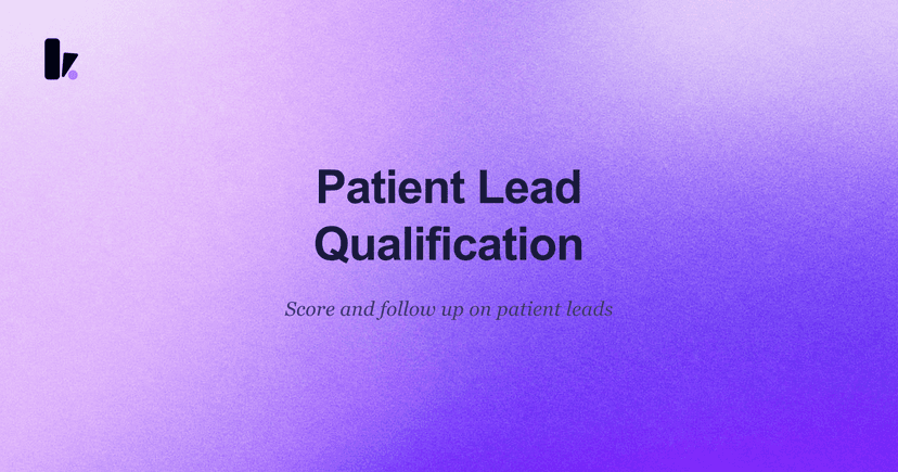 Improve Patient Lead Qualification & Grow Your Practice