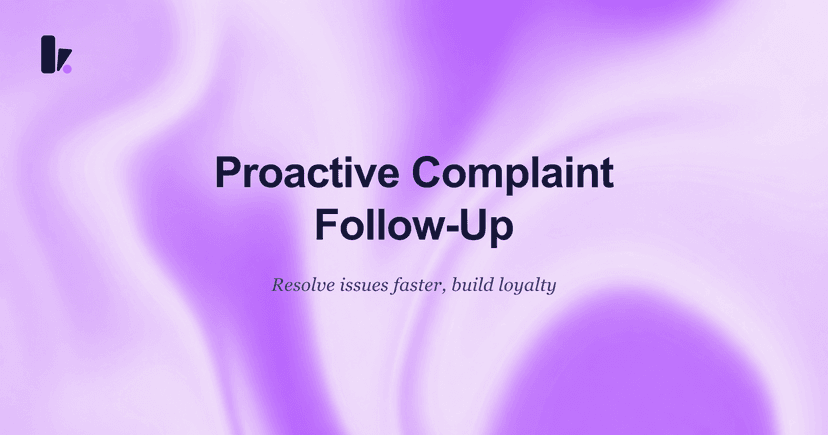 Proactive Customer Complaint Follow-Up: A Guide for Retail