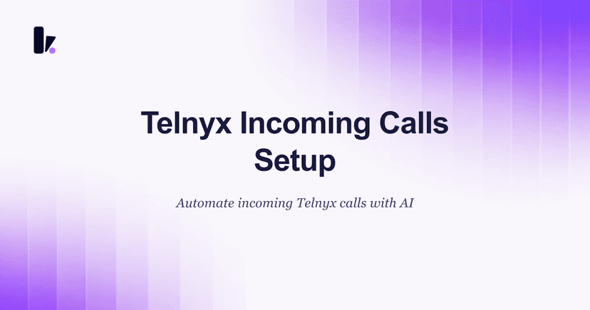 Connect your Telnyx Number to Kipps.AI voice agent for incoming calls