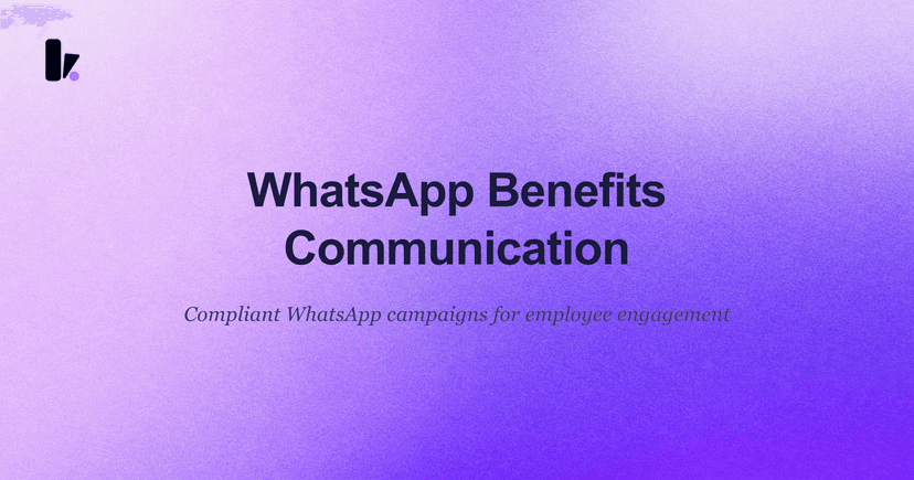 HR Guide: Using WhatsApp for Benefits Communication