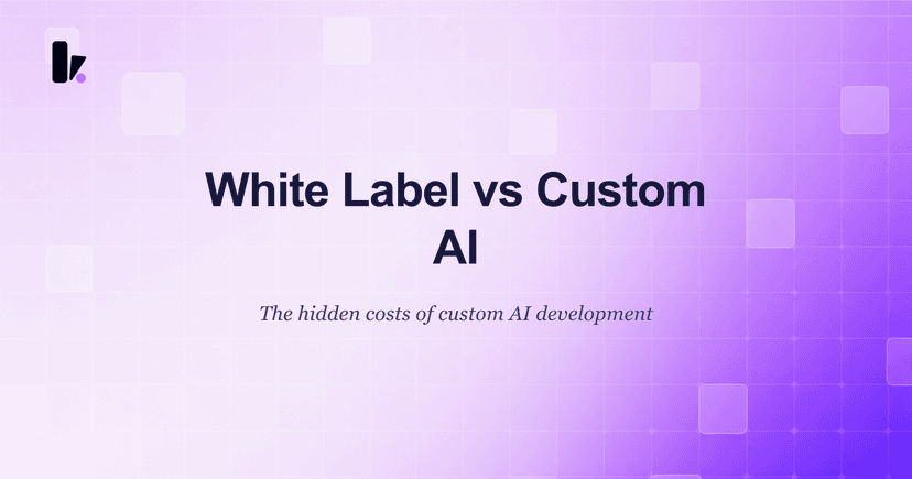 White Label vs. Custom AI: Unveiling the Hidden Costs for AI Agencies