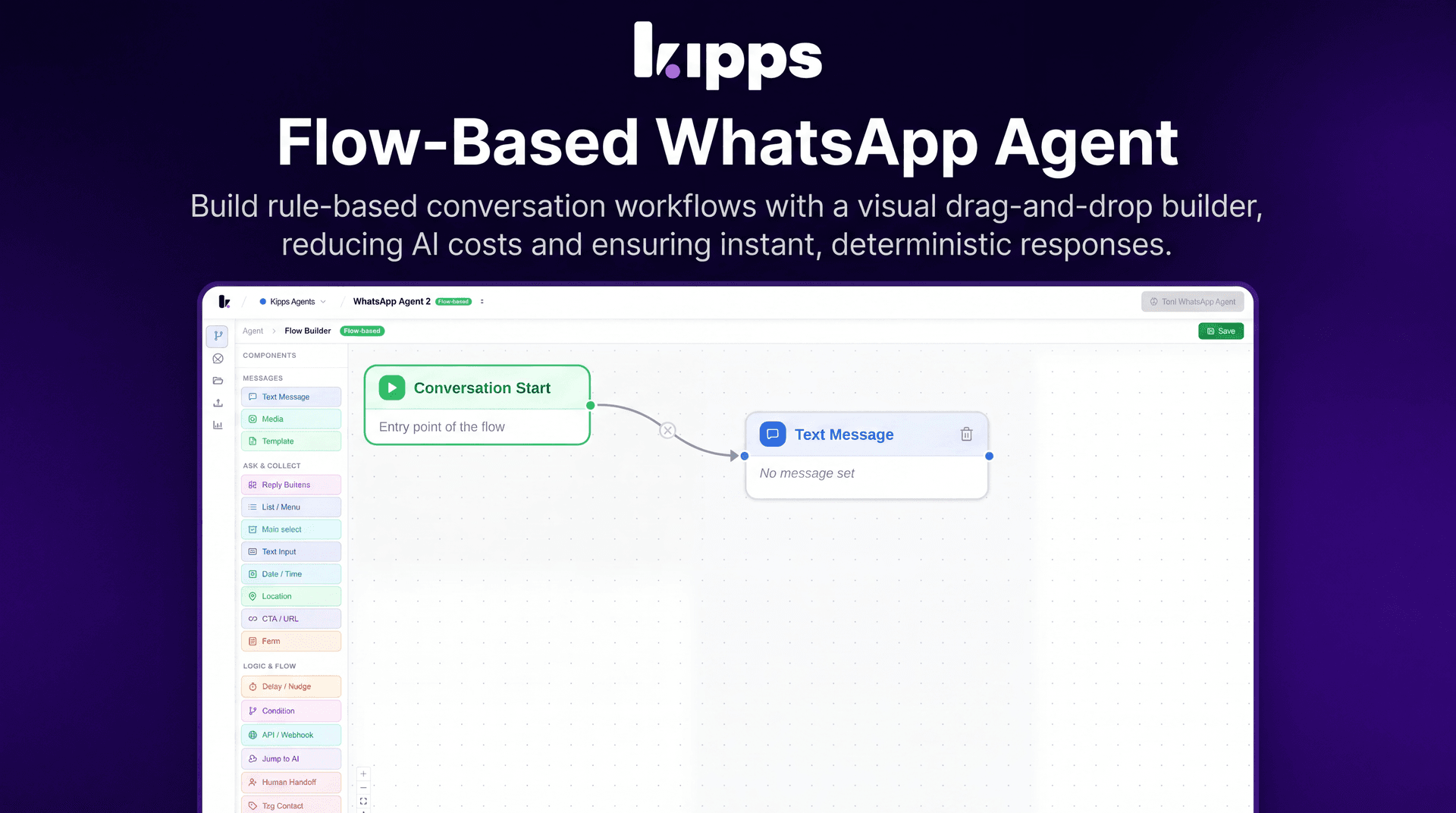 Flow-Based WhatsApp Agent