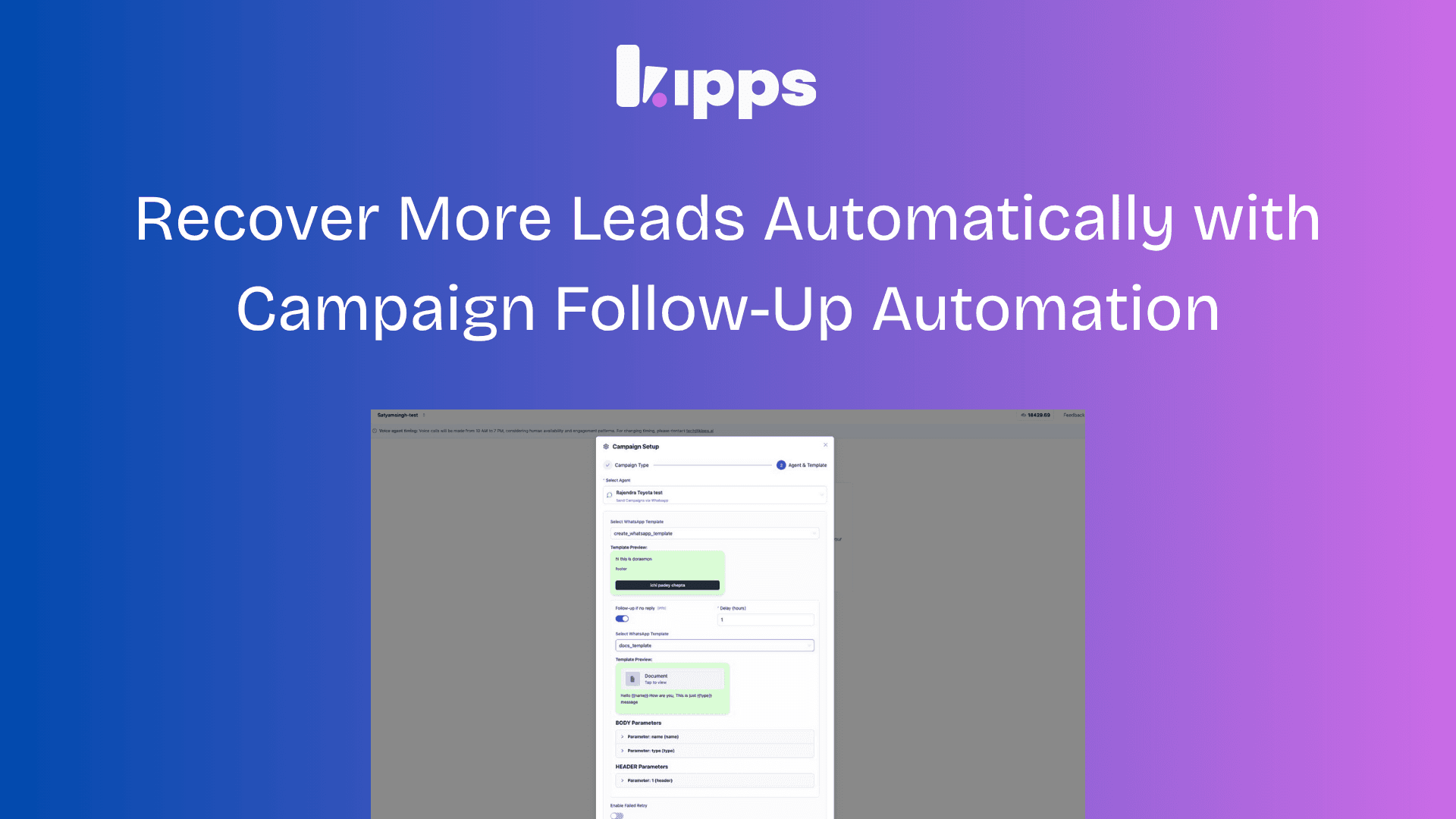 Recover Missed Leads Automatically with Campaign Failed Retry