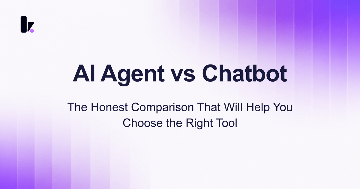 AI Agent vs Chatbot: What's the Difference and Which Does Your Business Need?