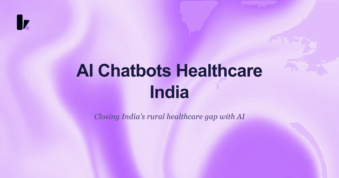 7 AI Chatbot Applications Transforming Healthcare Access in India
