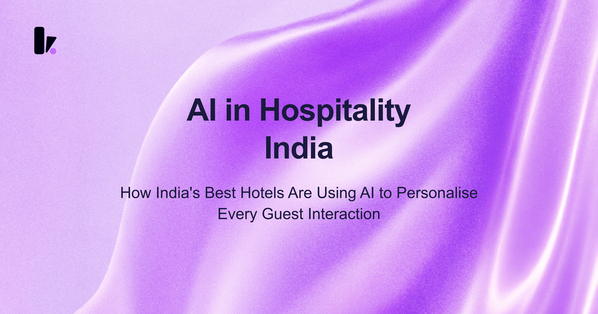 AI in Hospitality India: How Hotels Are Using AI to Deliver 5-Star Guest Experiences