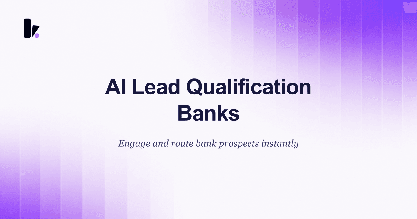 AI Lead Qualification for Banks: Boost Conversion Rates