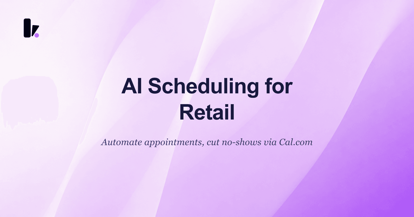 AI Scheduling for Retail: Boost Efficiency & Cut No-Shows