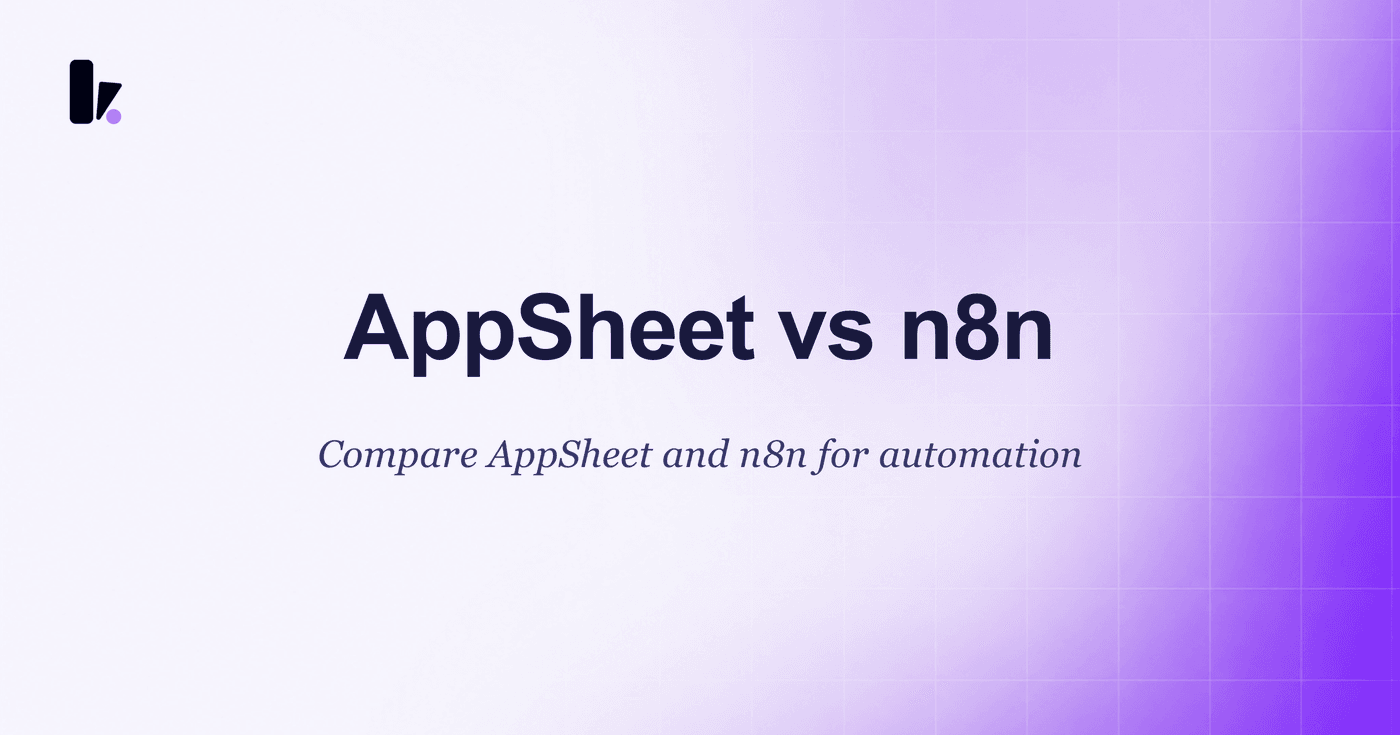 Google AppSheet vs n8n: Top Workflow Automation Tool in 2025