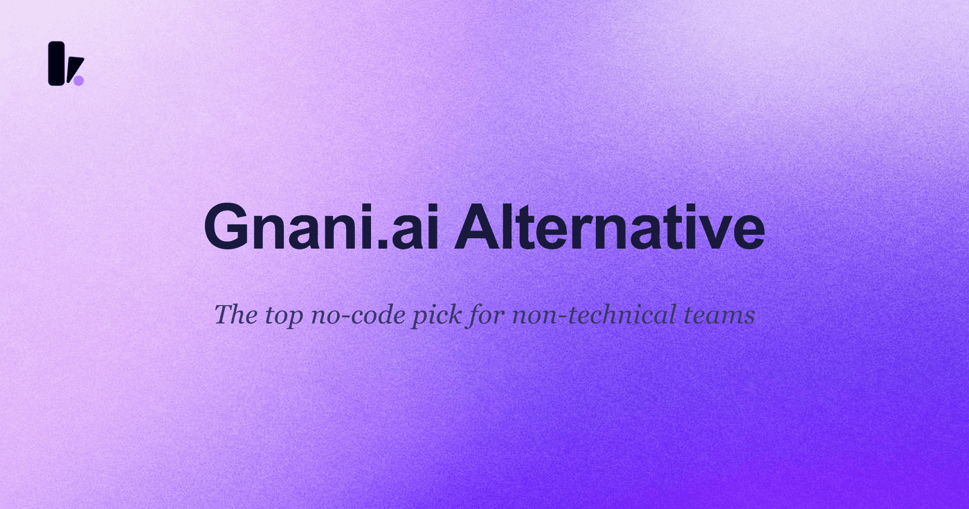 Gnani.ai Alternative for No-Code Setup for Non-Technical Teams