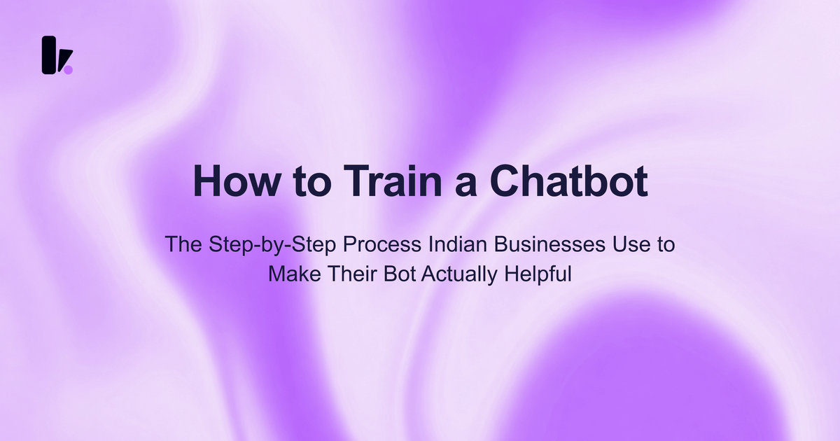 How to Train a Chatbot on Your Business Data (Step-by-Step Guide)