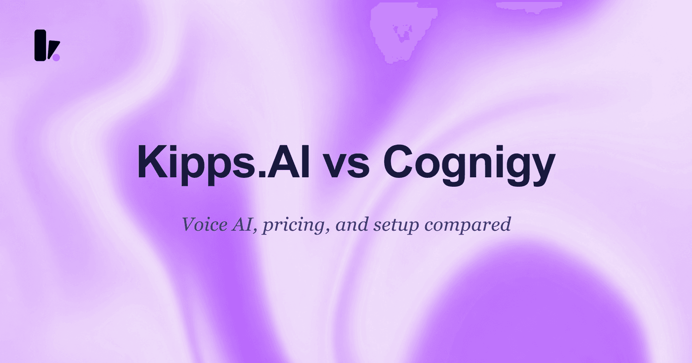 Kipps.AI vs Cognigy: Which AI Agent Platform Is Right for You?
