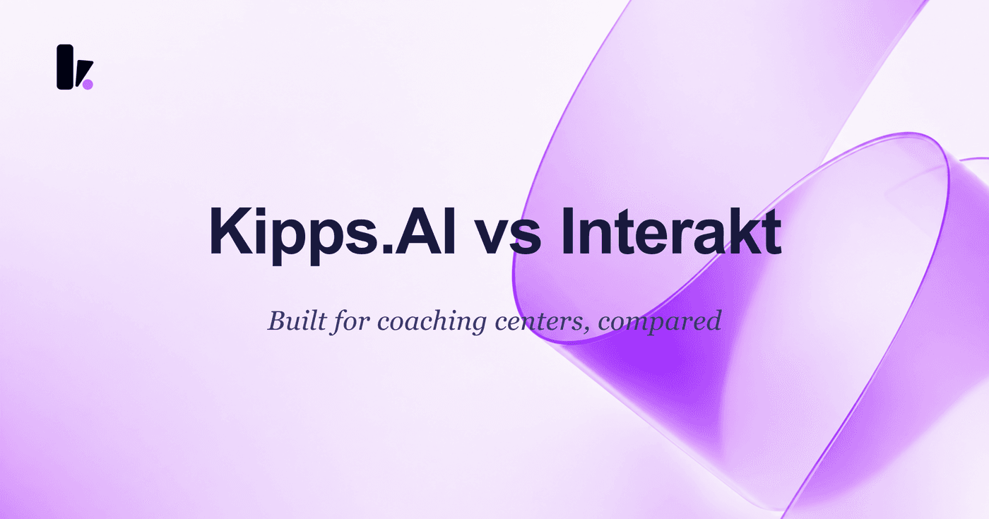 Kipps.AI vs Interakt: Which AI Agent is Best for Coaching Centers?
