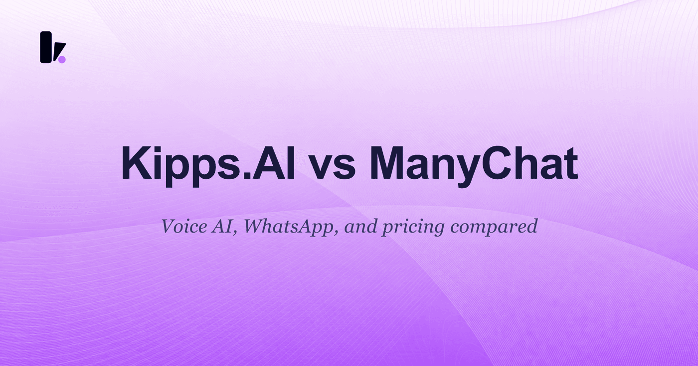 Kipps.AI vs ManyChat: Which AI Agent is Right for Your Business?