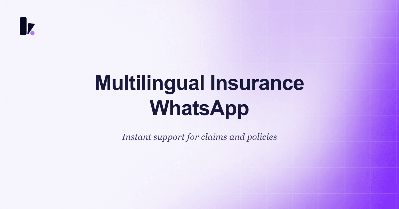 Multilingual AI WhatsApp Agent for Insurance | Boost Support