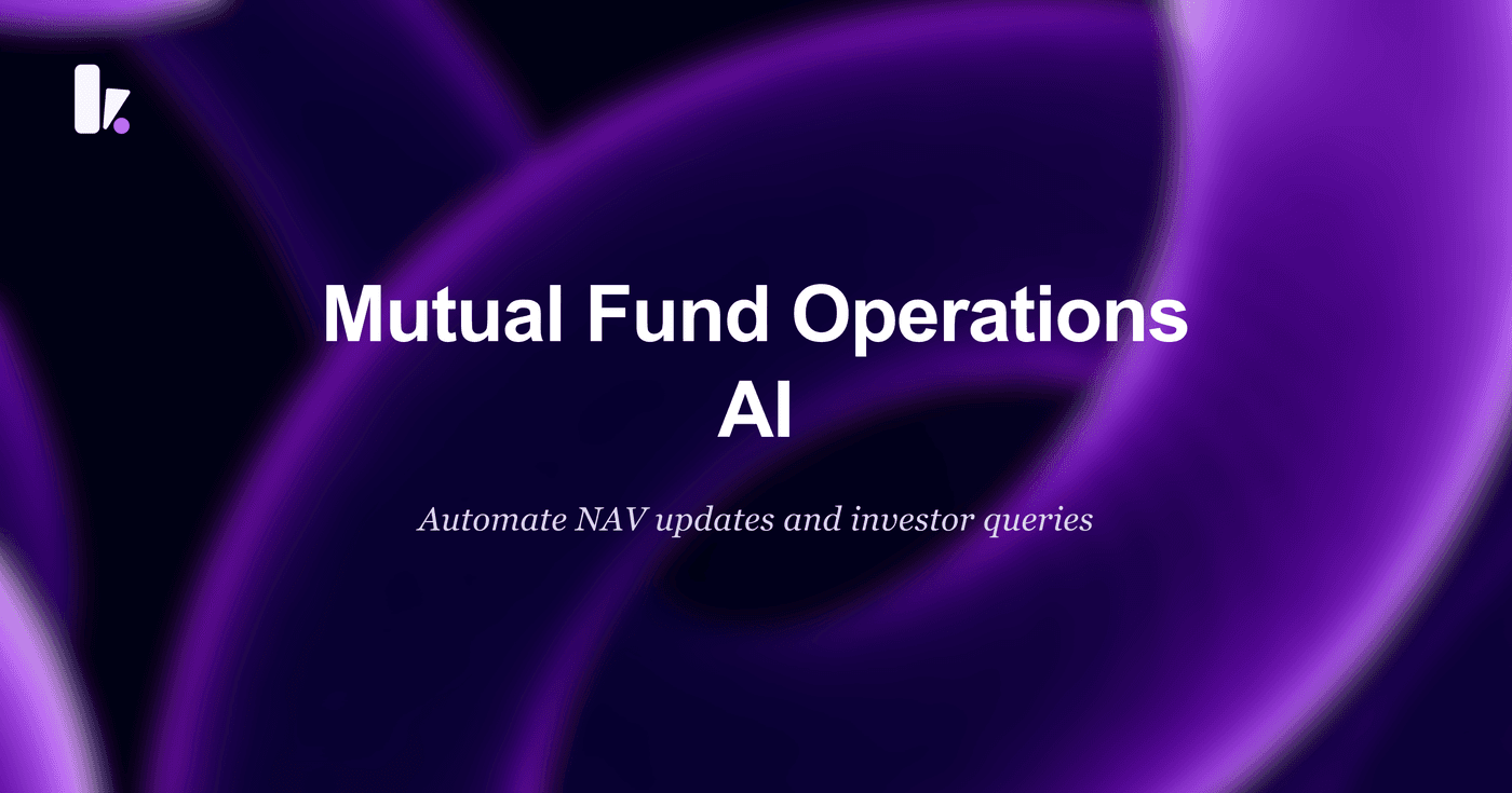 AI Voice Agents for Mutual Funds: Streamline Operations