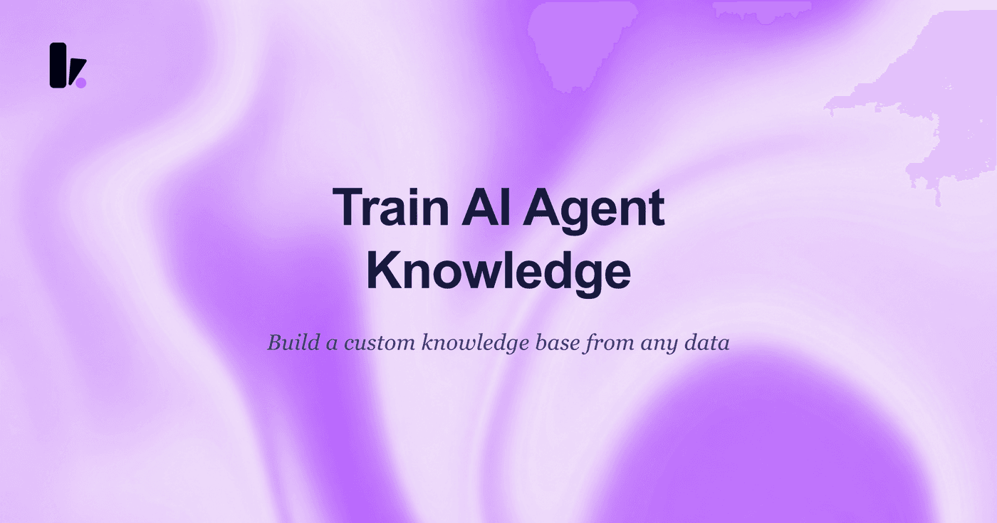 How to Train your AI agent with - pdf, web or text data