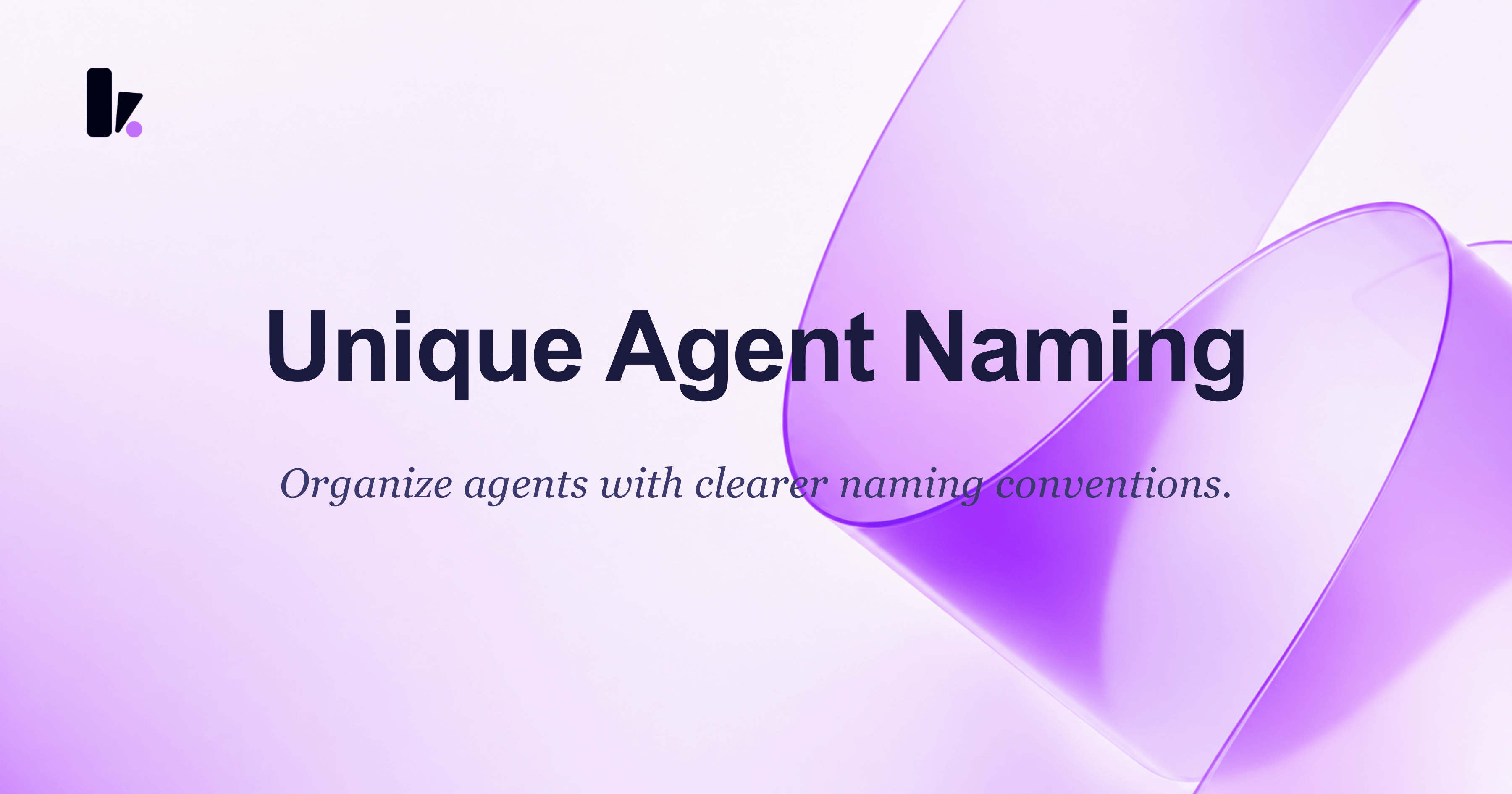 From Confusion to Clarity: Better Voicebot Management with Unique Naming