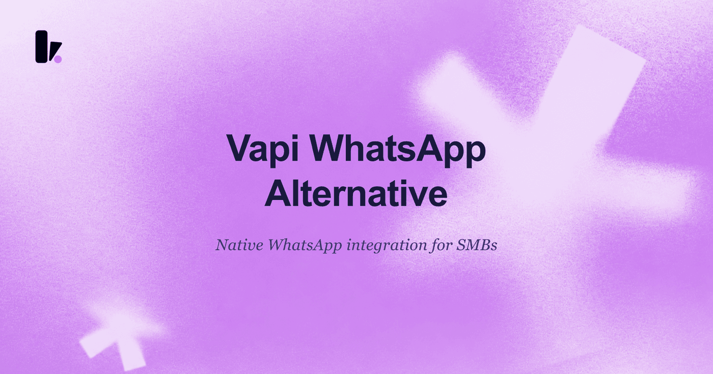 Vapi Alternative for WhatsApp Integration in 2026