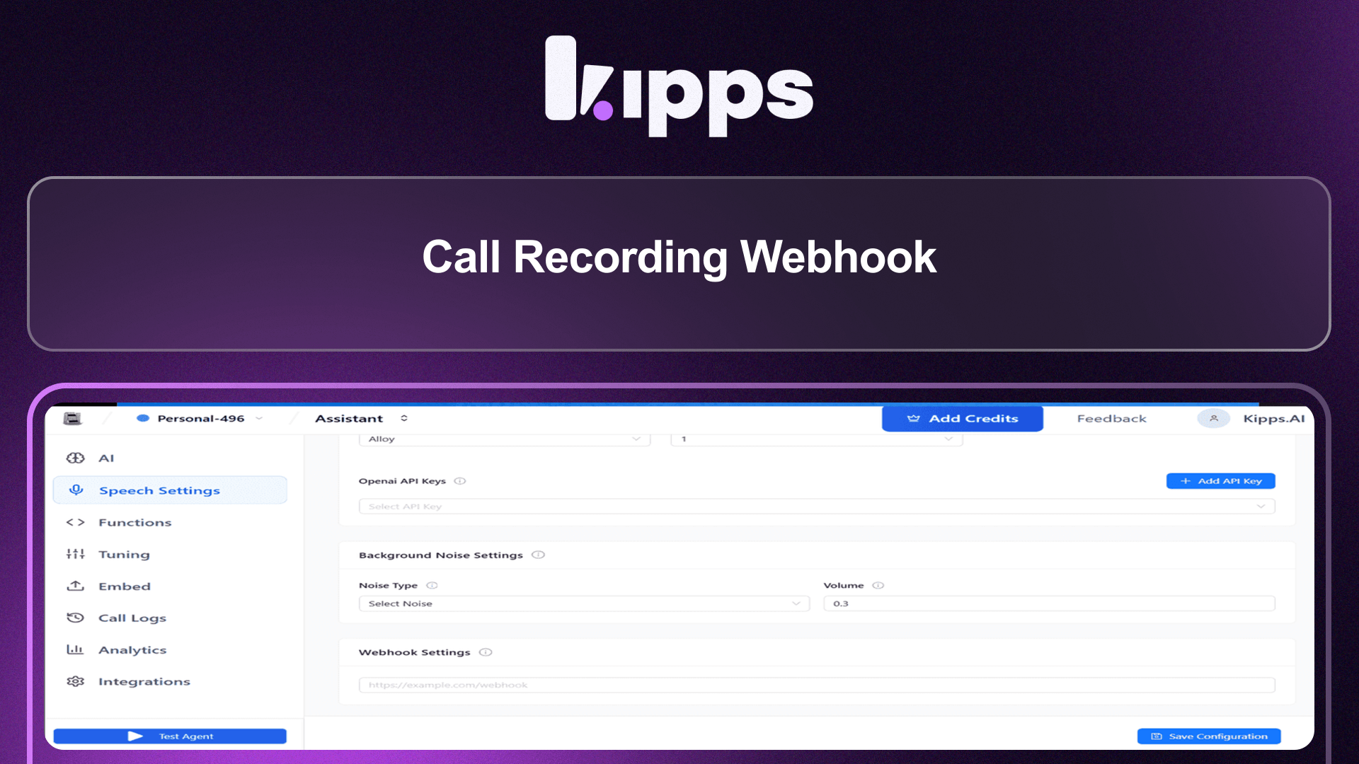  Call Recording Webhook