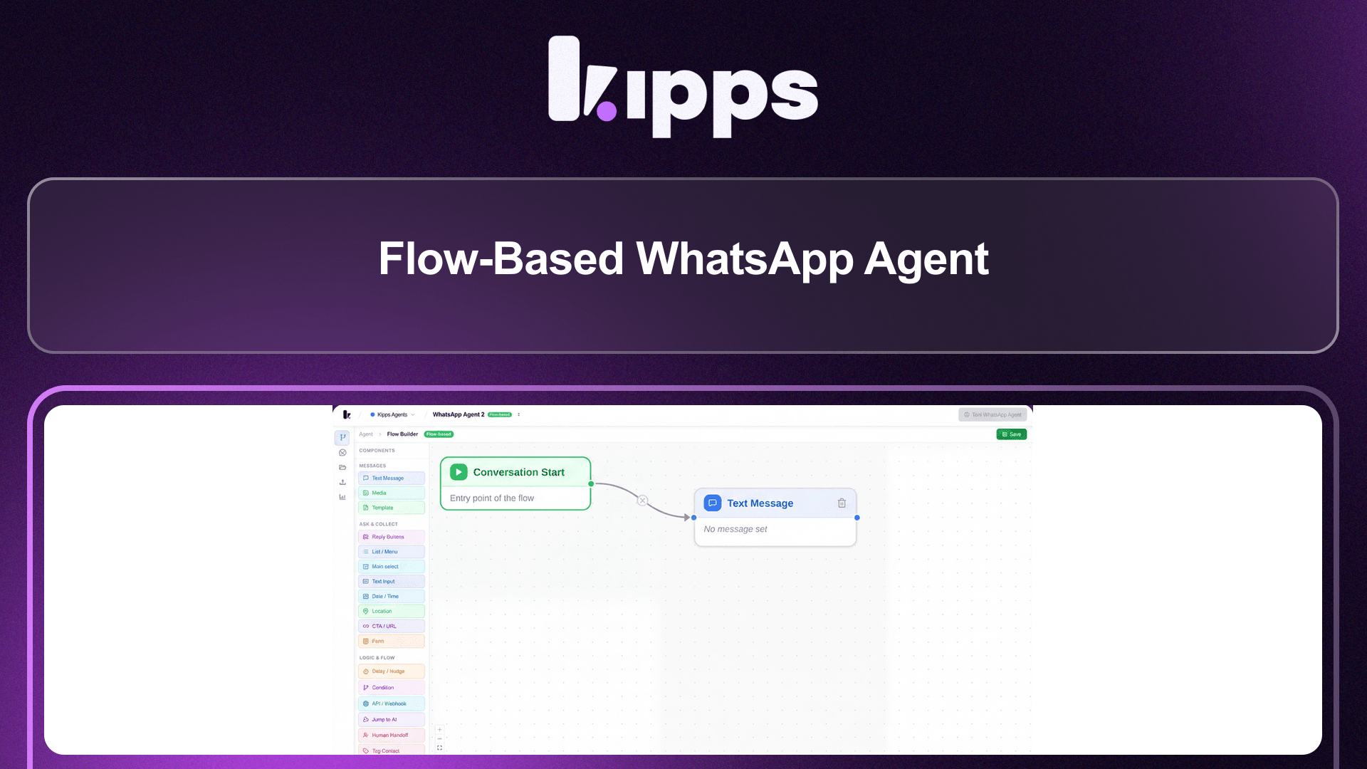 Flow-Based WhatsApp Agent