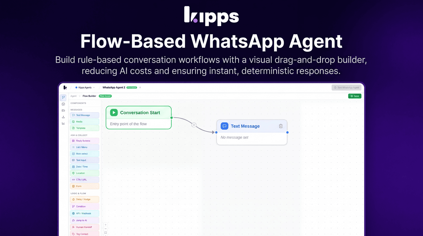 Flow-Based WhatsApp Agent