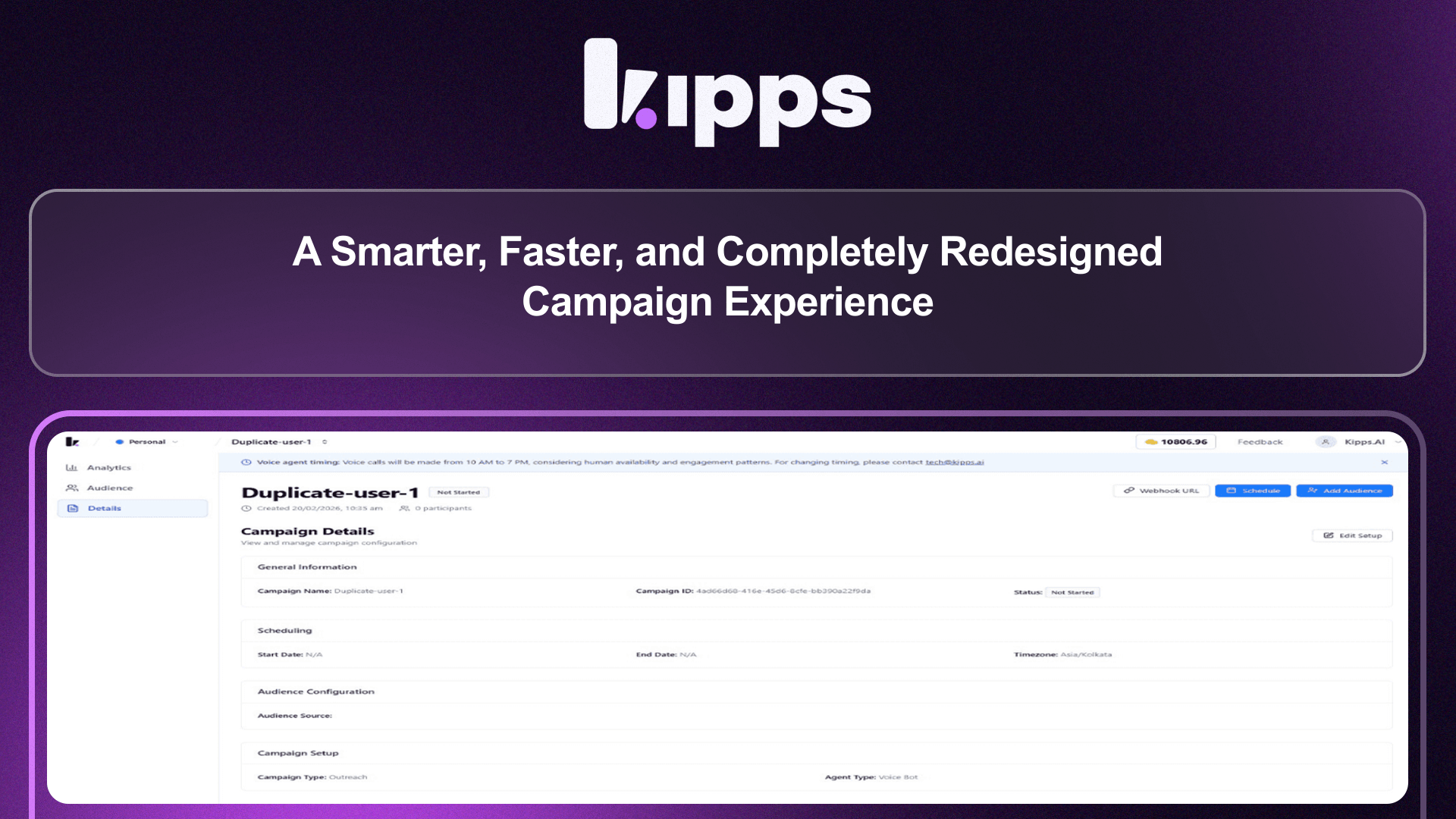 A Smarter, Faster, and Completely Redesigned Campaign Experience