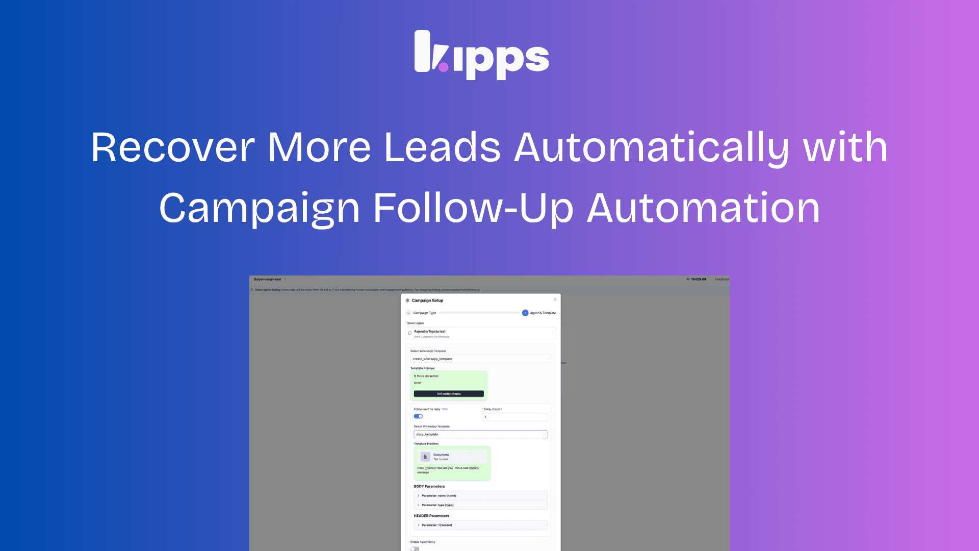 Recover Missed Leads Automatically with Campaign Failed Retry